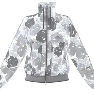 Adidas by Stella McCartney Print Jacket - glacial/vista grey windbreaker tennis